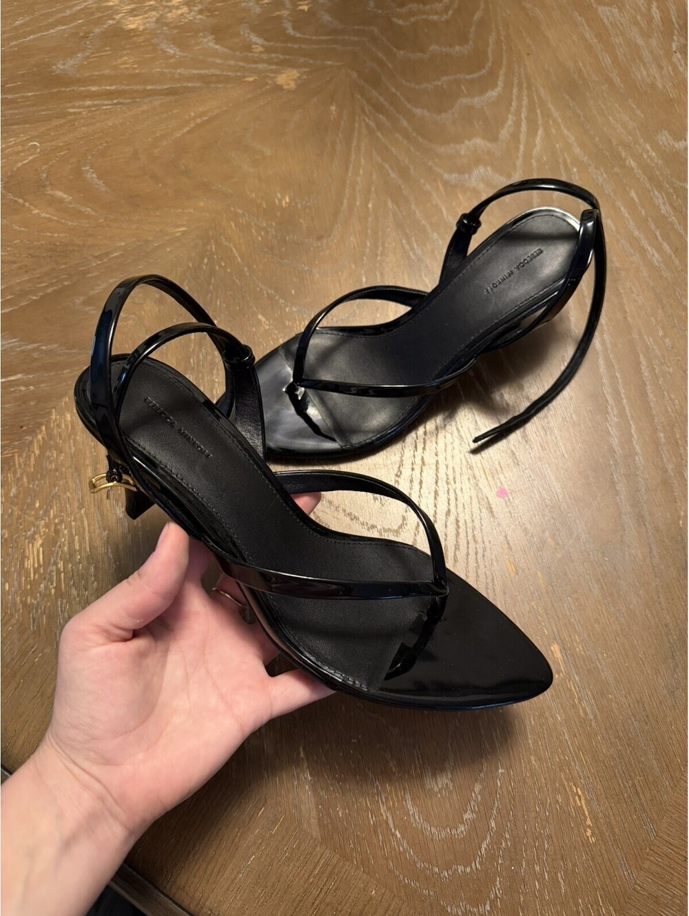 Brand New. Rebecca Minkoff Black Ankle Strap Heels. Size 9 MSRP $178